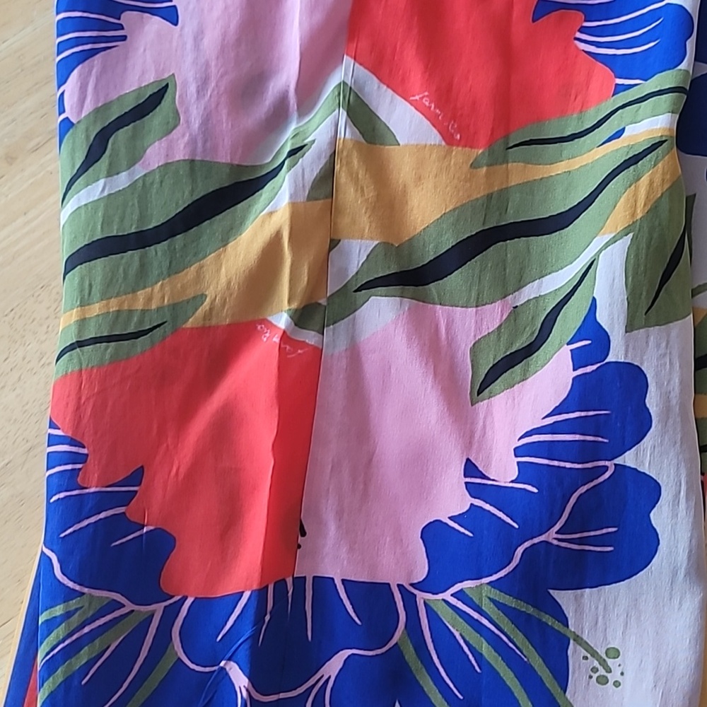 Farm Rio Surreal Scarf Pajama Trousers Pull-on Pants - Picture 10 of 15